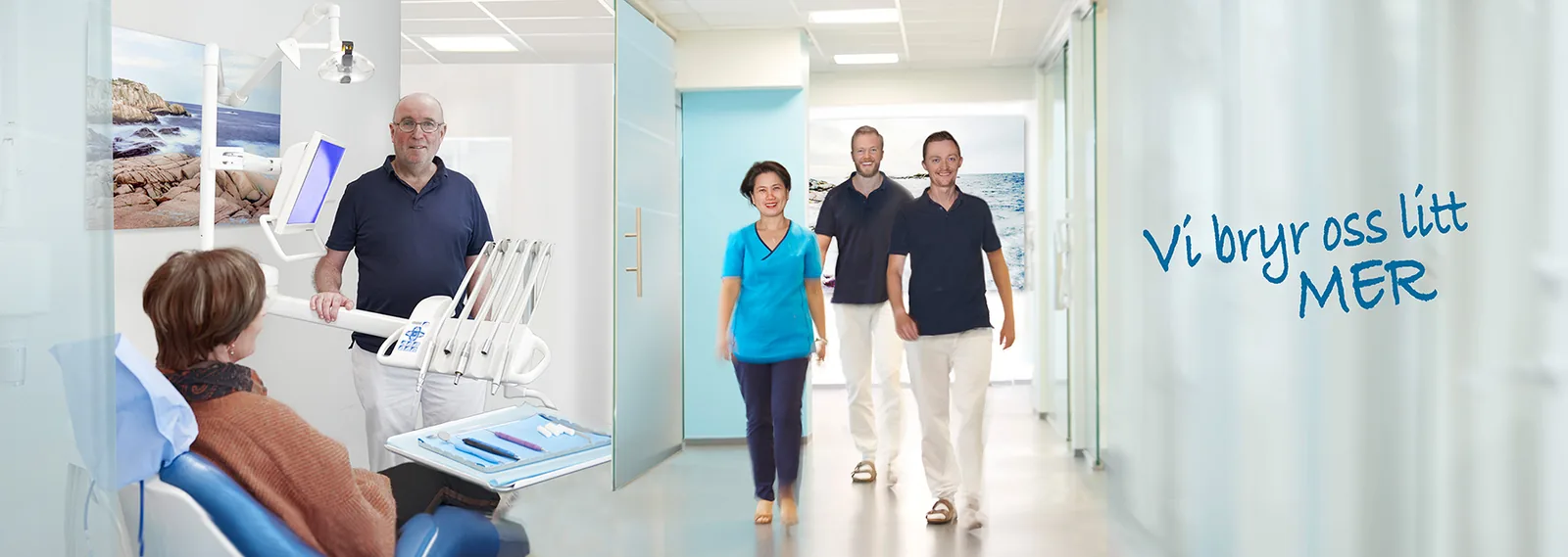 Teamet hos Tannklinikken Marisol & Kaldheim