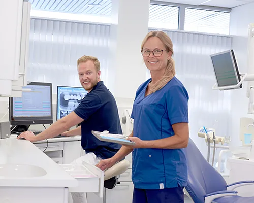 Tannlege og tannpleier ved Tannklinikken Marisol & Kaldheim i Sandefjord